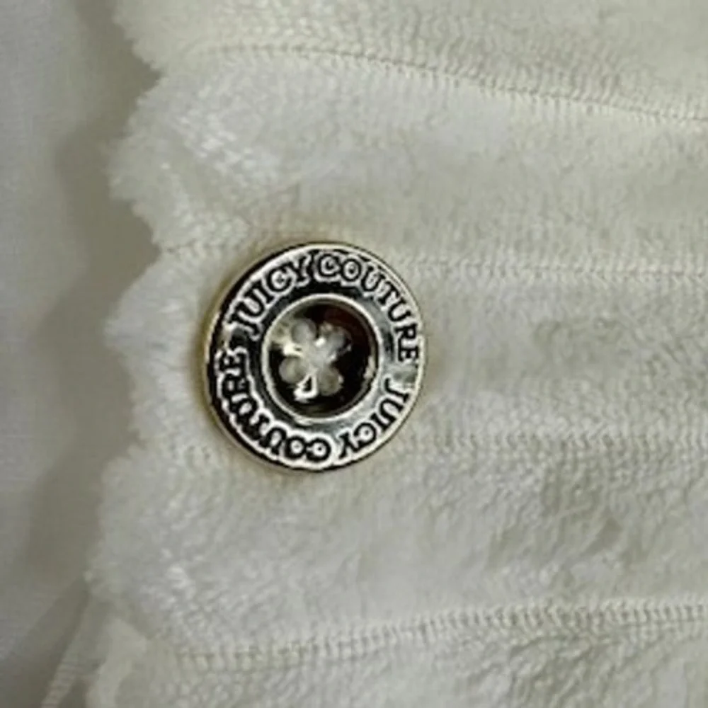Juicy Couture Girls‎ Full Zip Jacket size 7 White